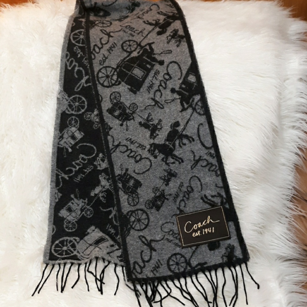 New Coach Cashmere Scarf
